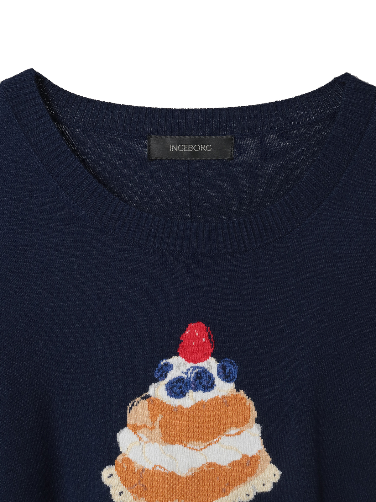 サロンドインゲボルグスイーツニット サロンドインゲボルグスイーツニット スイーツワンポイント