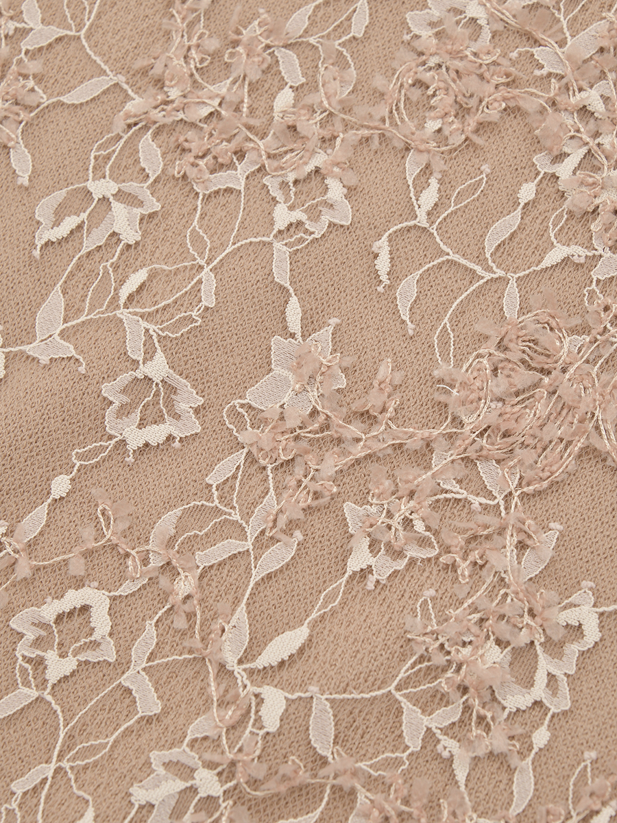 レースコンビニットプルオーバー 詳細画像 パープル 6