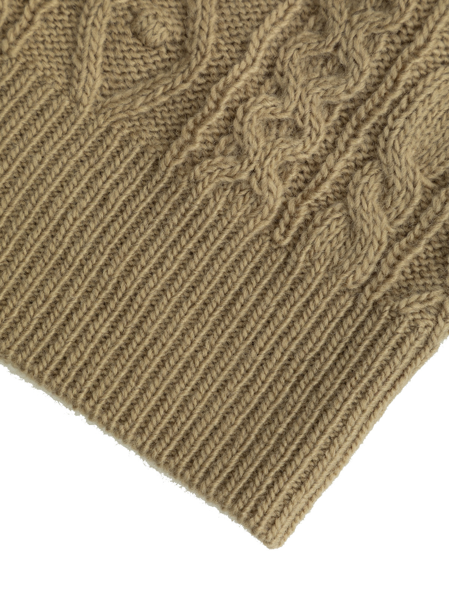 アラン編みプルオーバー 詳細画像 ワイン 8