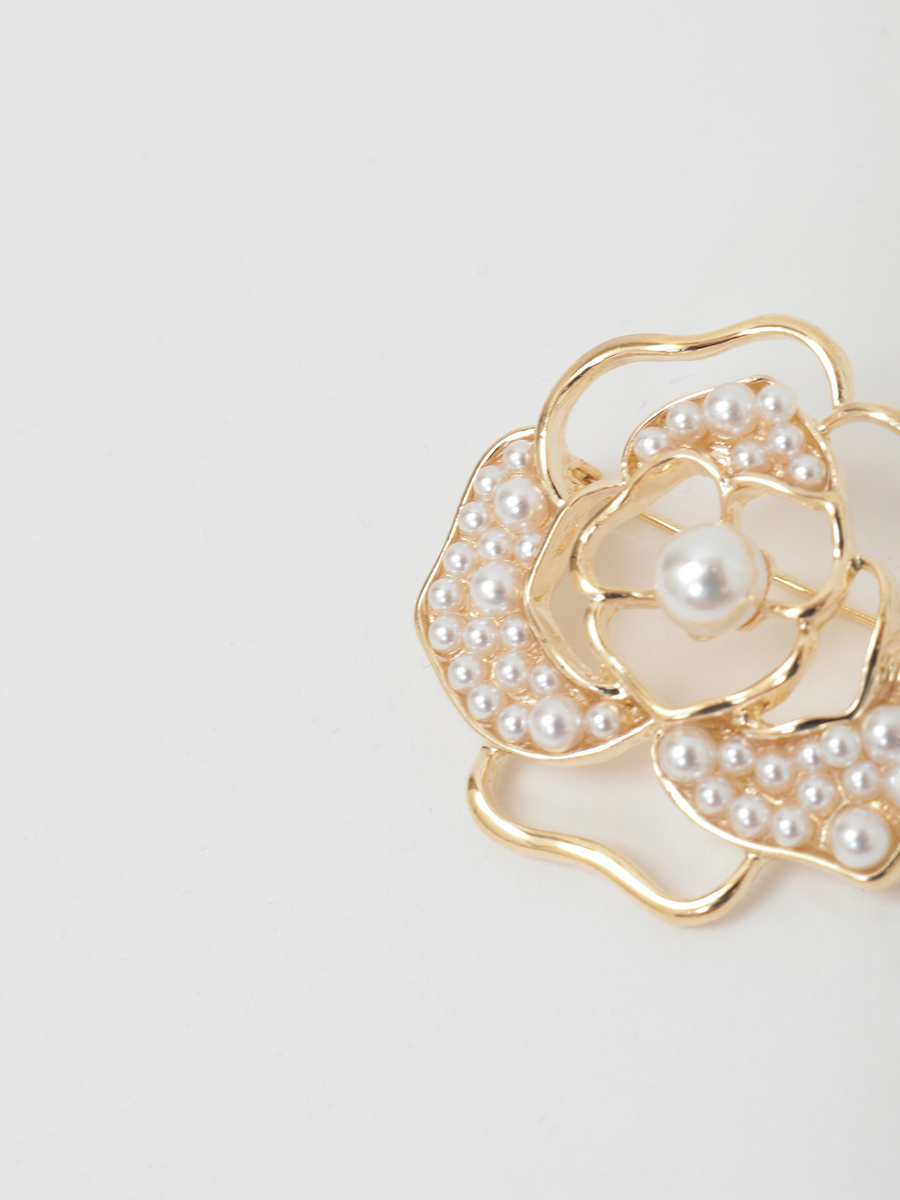 ローズアクセントネックレス 詳細画像 シルバー 3