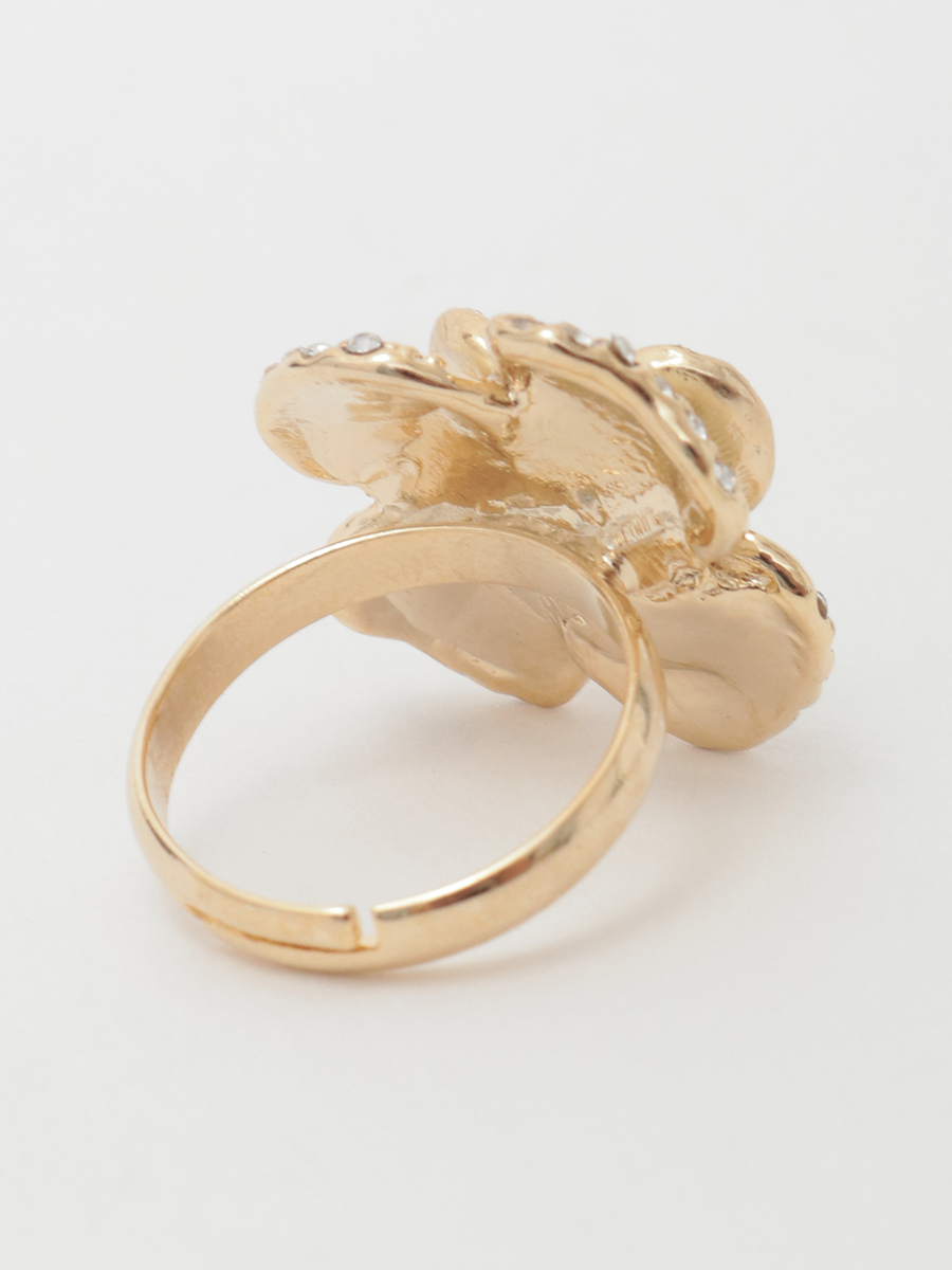 カメリアモチーフリング 詳細画像 クロ 3