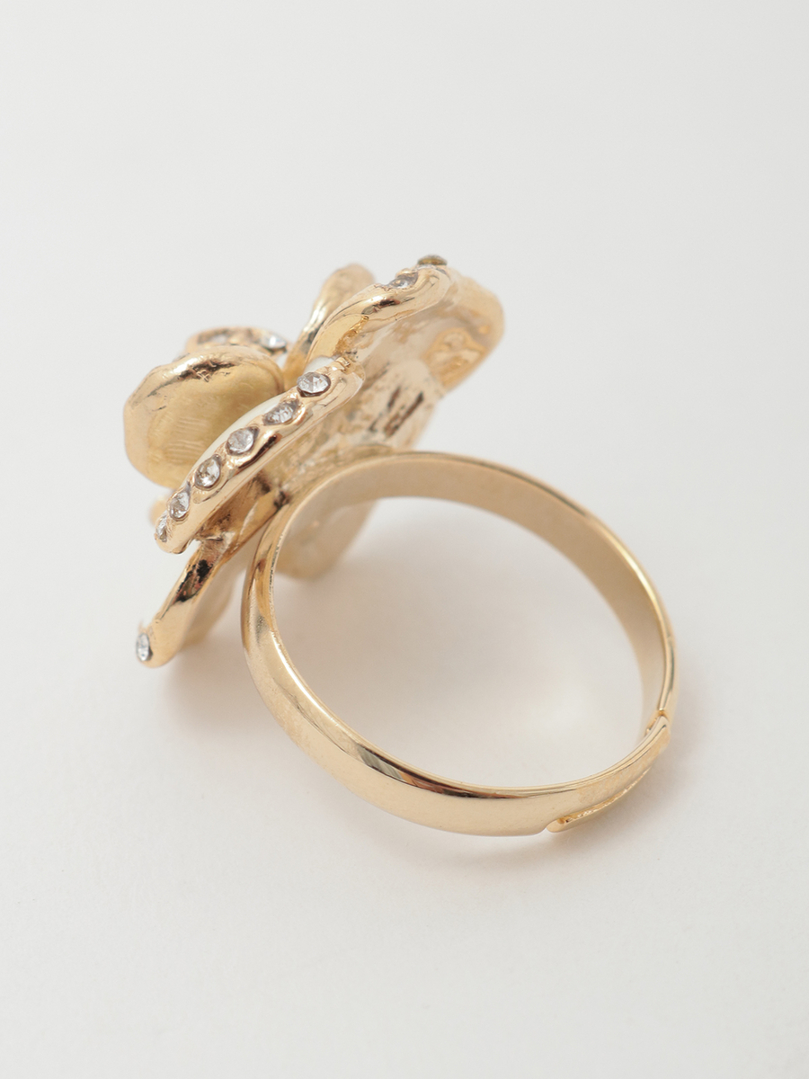 カメリアモチーフリング 詳細画像 クロ 4