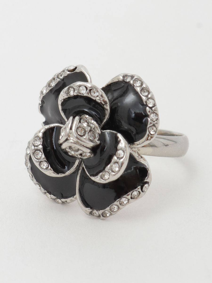 カメリアモチーフリング 詳細画像 クロ 1