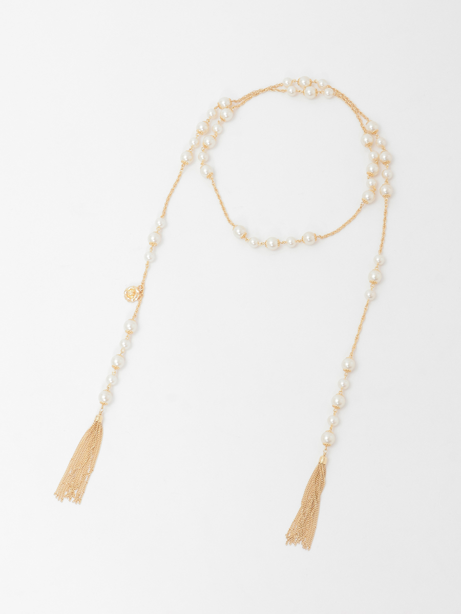 チェーンフリンジラリエット 詳細画像 シルバー 1