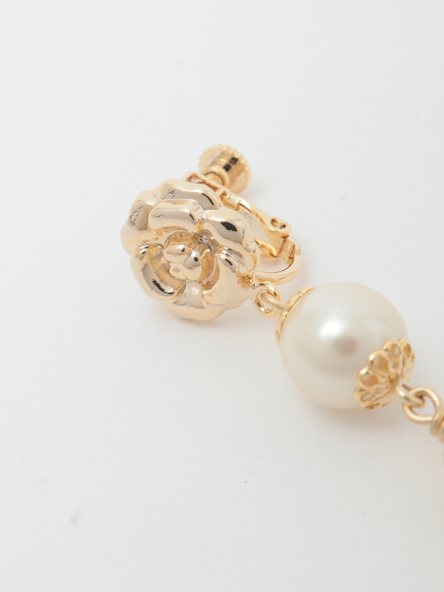 チェーンフリンジイヤリング 詳細画像 シルバー 2