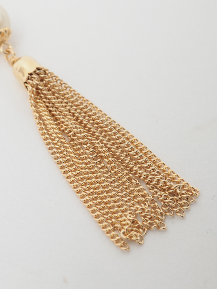 チェーンフリンジイヤリング 詳細画像 シルバー 4