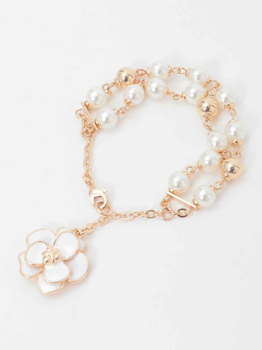 カメリアパールブレスレット 詳細画像 ブラック 1