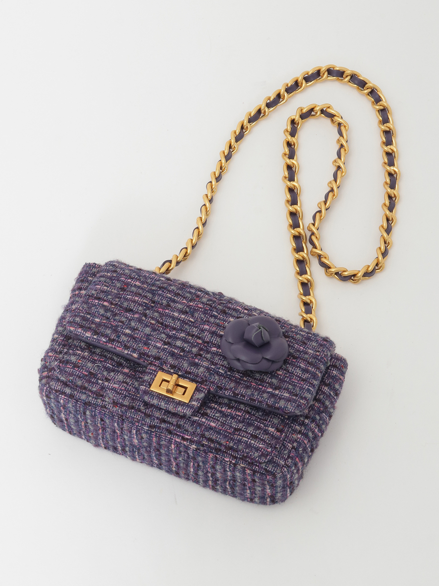 Selection of LINTON ツイードバッグ 詳細画像 ベージュ 4