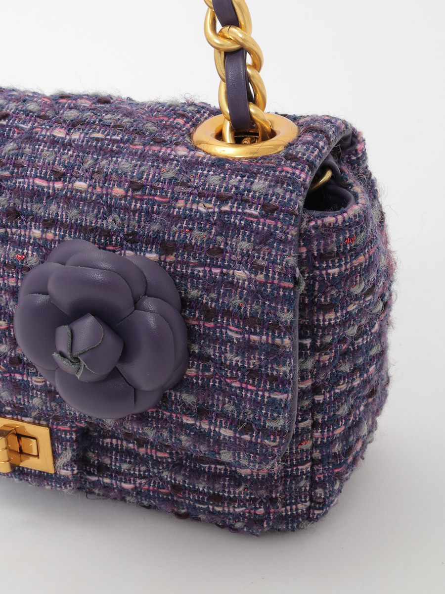 Selection of LINTON ツイードバッグ 詳細画像 ベージュ 5