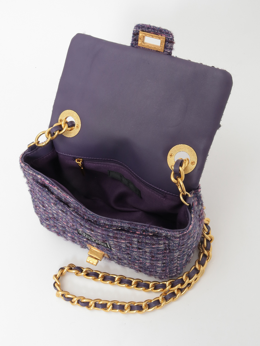 Selection of LINTON ツイードバッグ 詳細画像 ベージュ 8