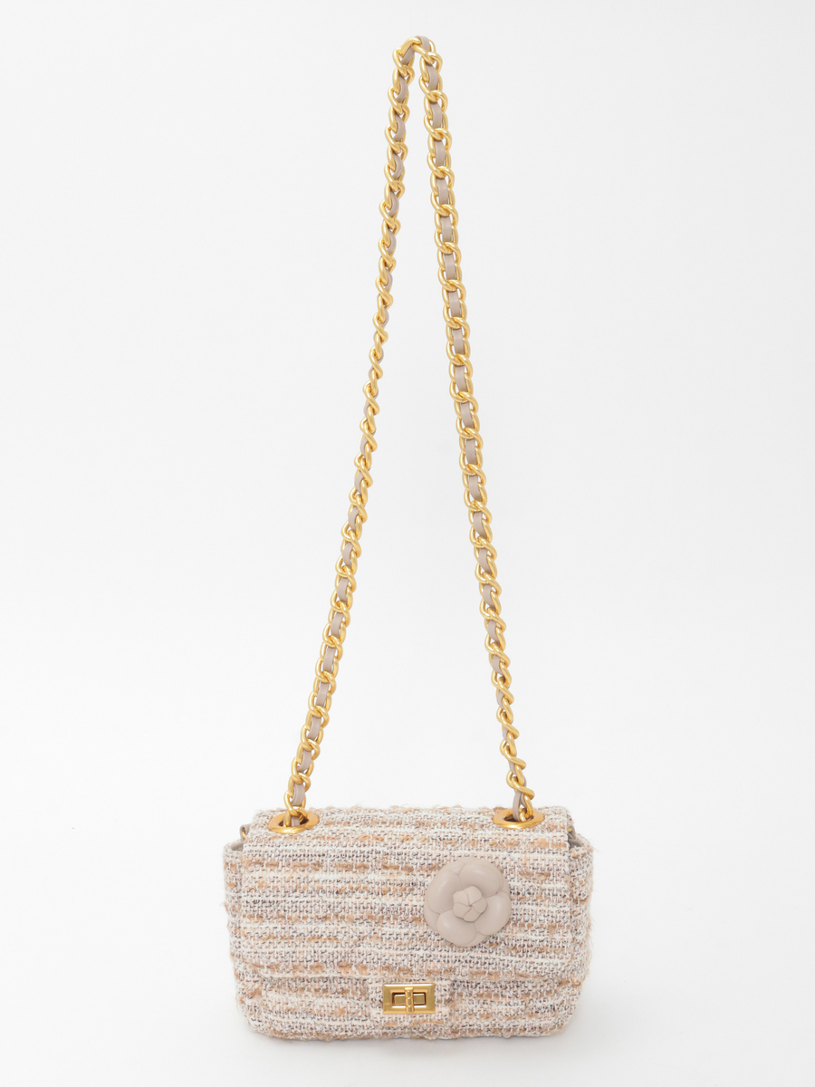 Selection of LINTON ツイードバッグ 詳細画像 ベージュ 1