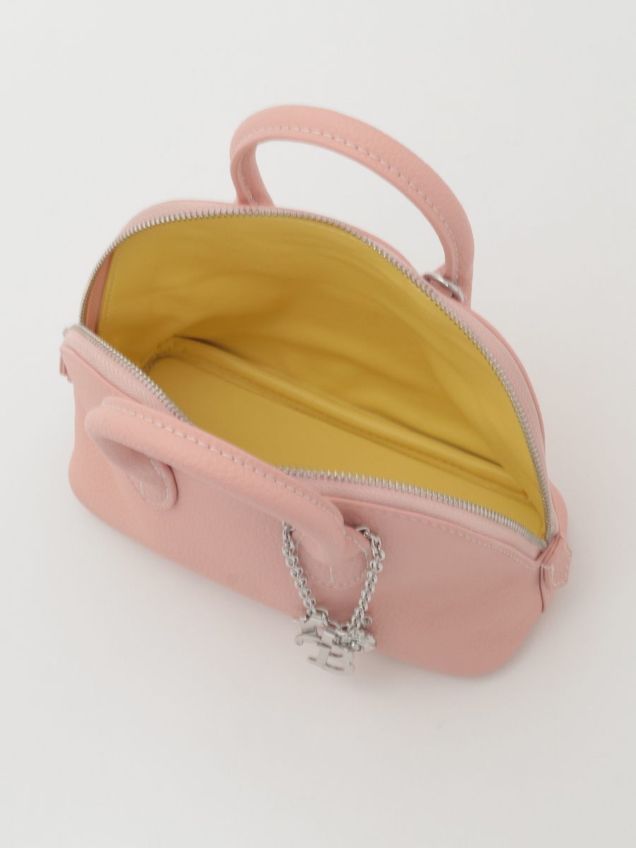 カラーレザーピンクミニバッグ 詳細画像 ピンク 8