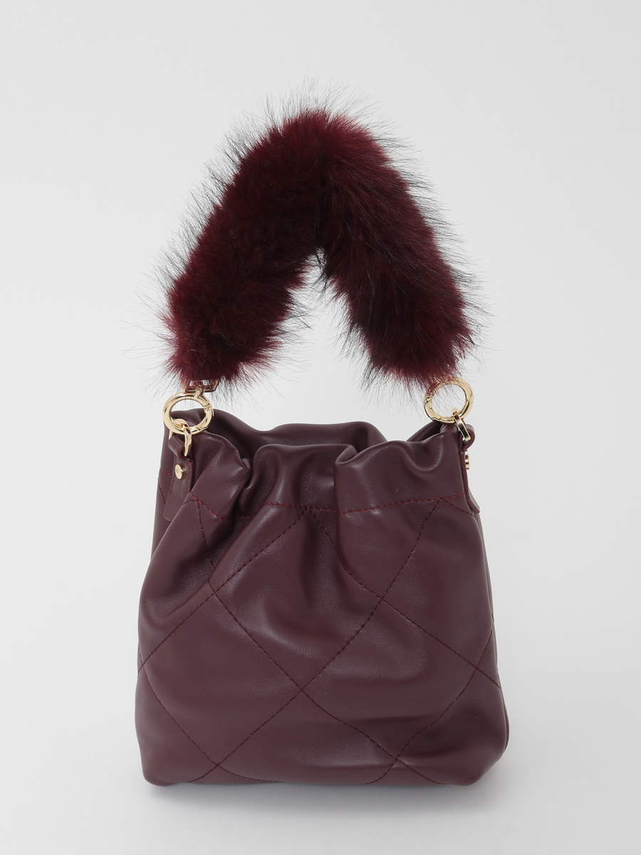 レザーキルティングバッグ 詳細画像 クロ 3