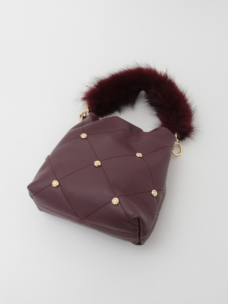 レザーキルティングバッグ 詳細画像 クロ 6