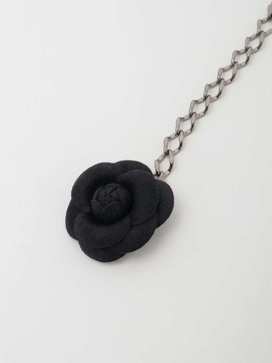 カメリアチェーンベルト 詳細画像 クロ 3