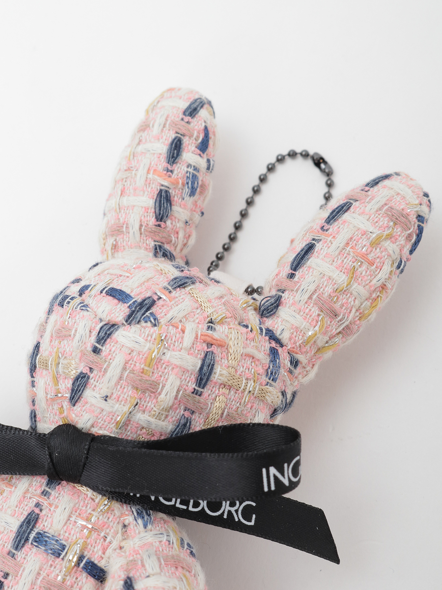 Selection of LINTONツイードうさぎチャーム 詳細画像 ピンク 3