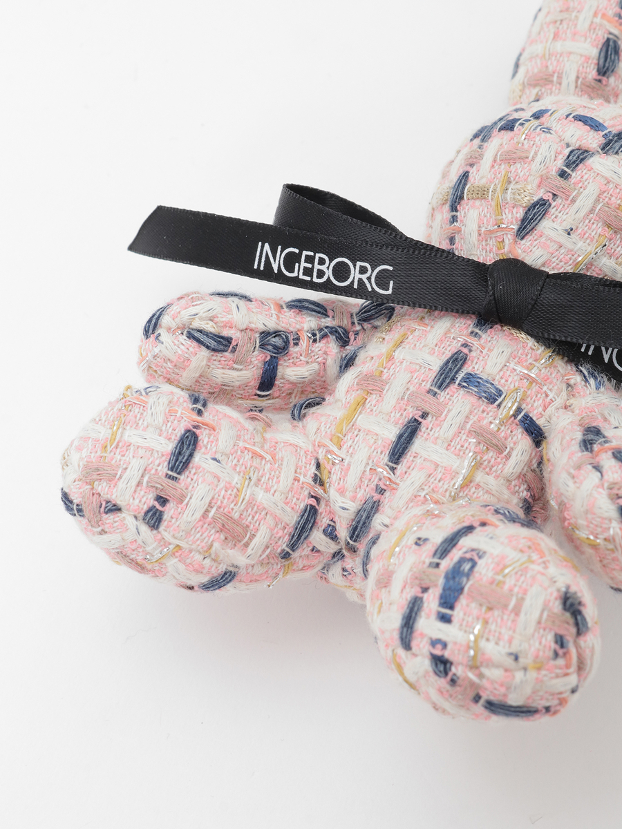 Selection of LINTONツイードうさぎチャーム 詳細画像 ピンク 4