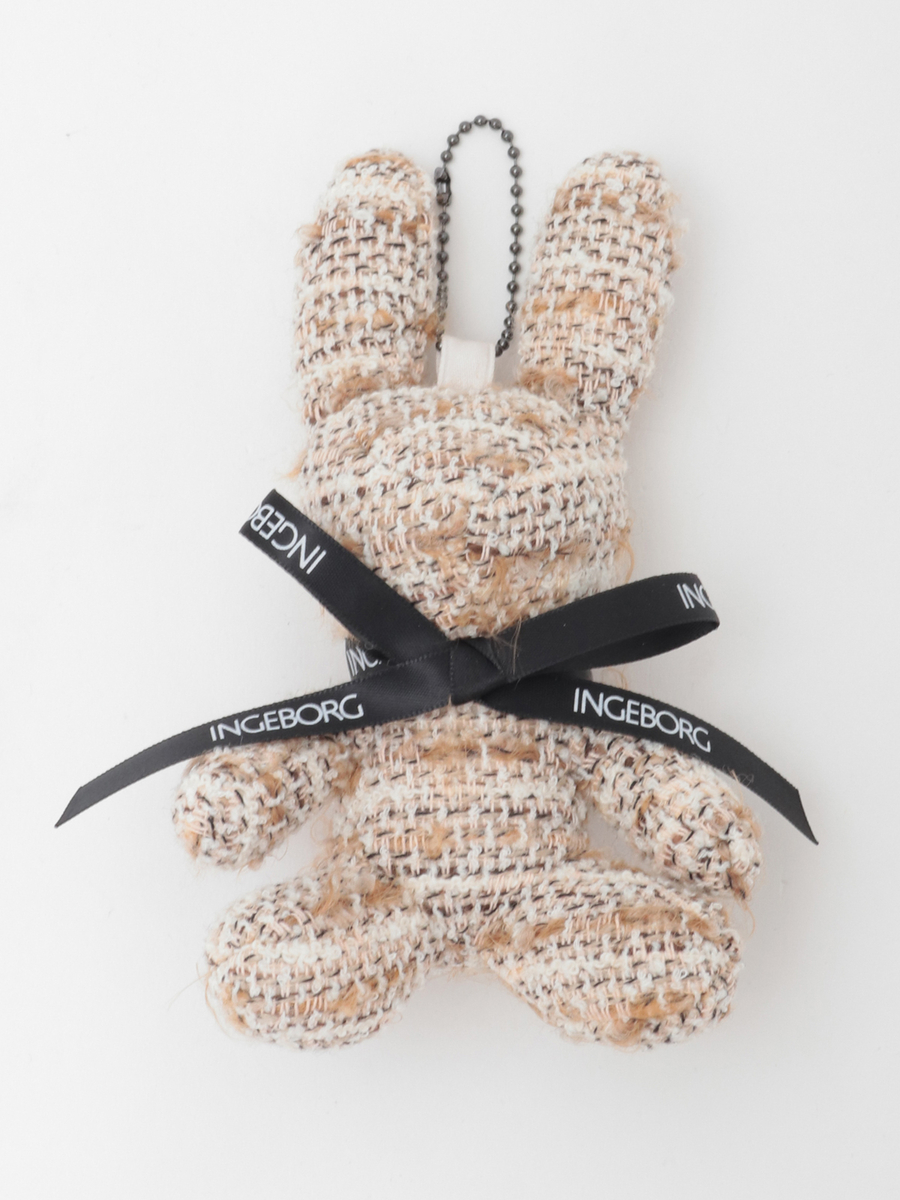 Selection of LINTONツイードうさぎチャーム 詳細画像 ベージュ 1