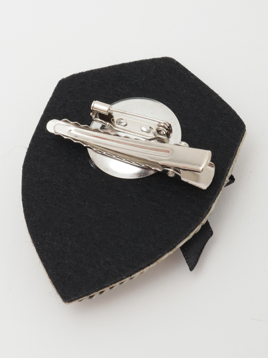 エンブレムブローチ 詳細画像 クロ 2