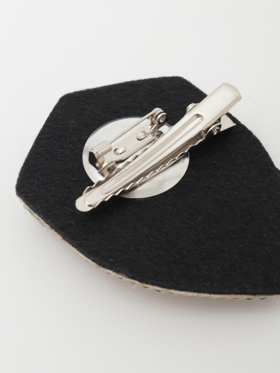 エンブレムブローチ 詳細画像 クロ 3