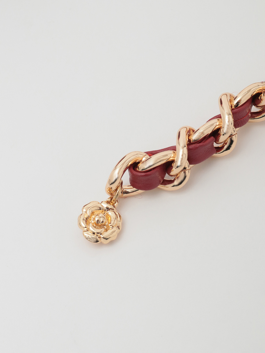 カナーレツイードミニバッグベルト 詳細画像 シロ 4