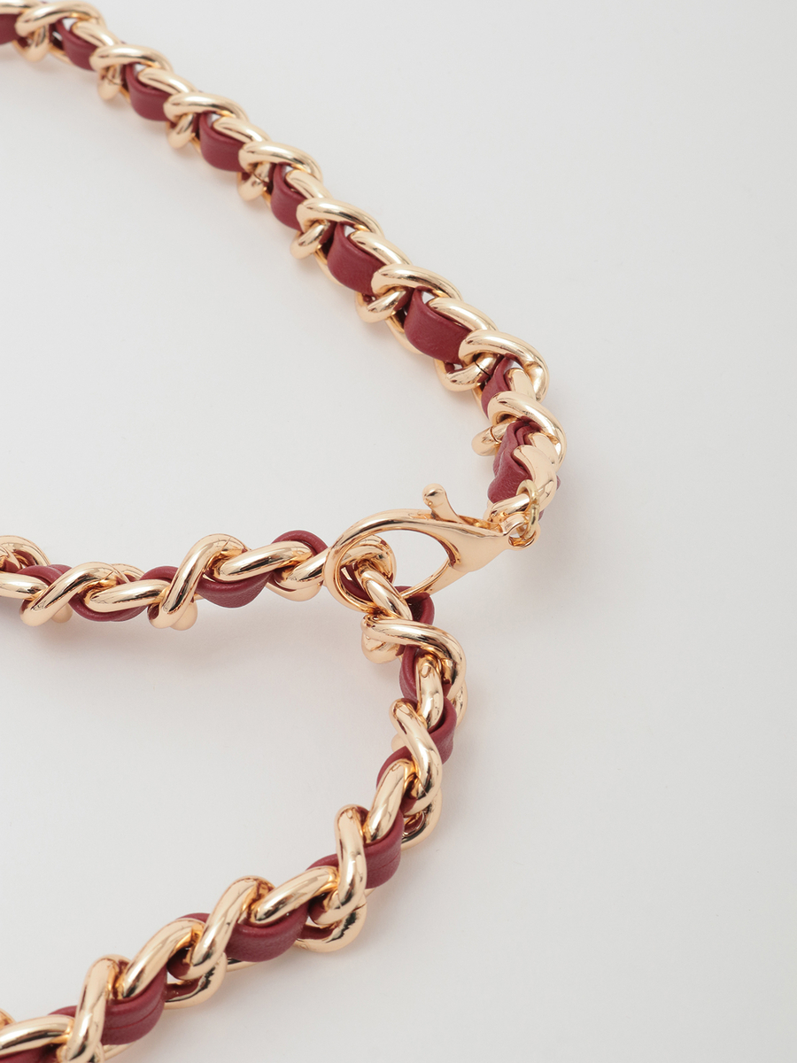 カナーレツイードミニバッグベルト 詳細画像 シロ 5