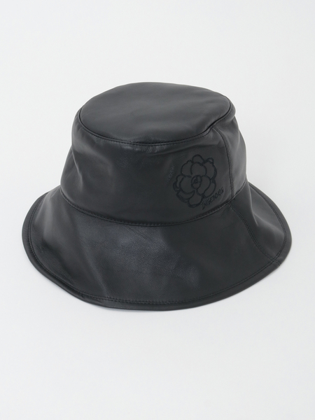 ラムレザーバケットハット