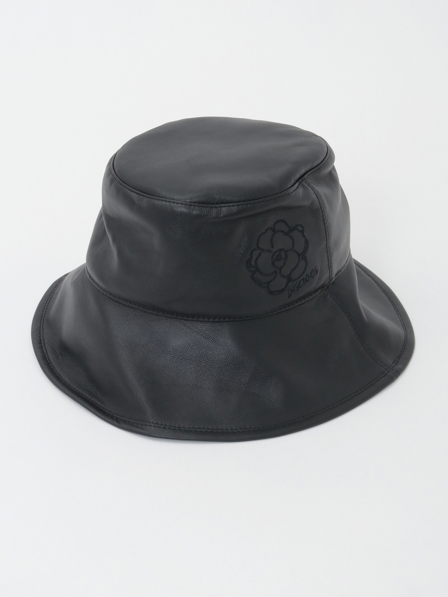ラムレザーバケットハット 詳細画像 クロ 1