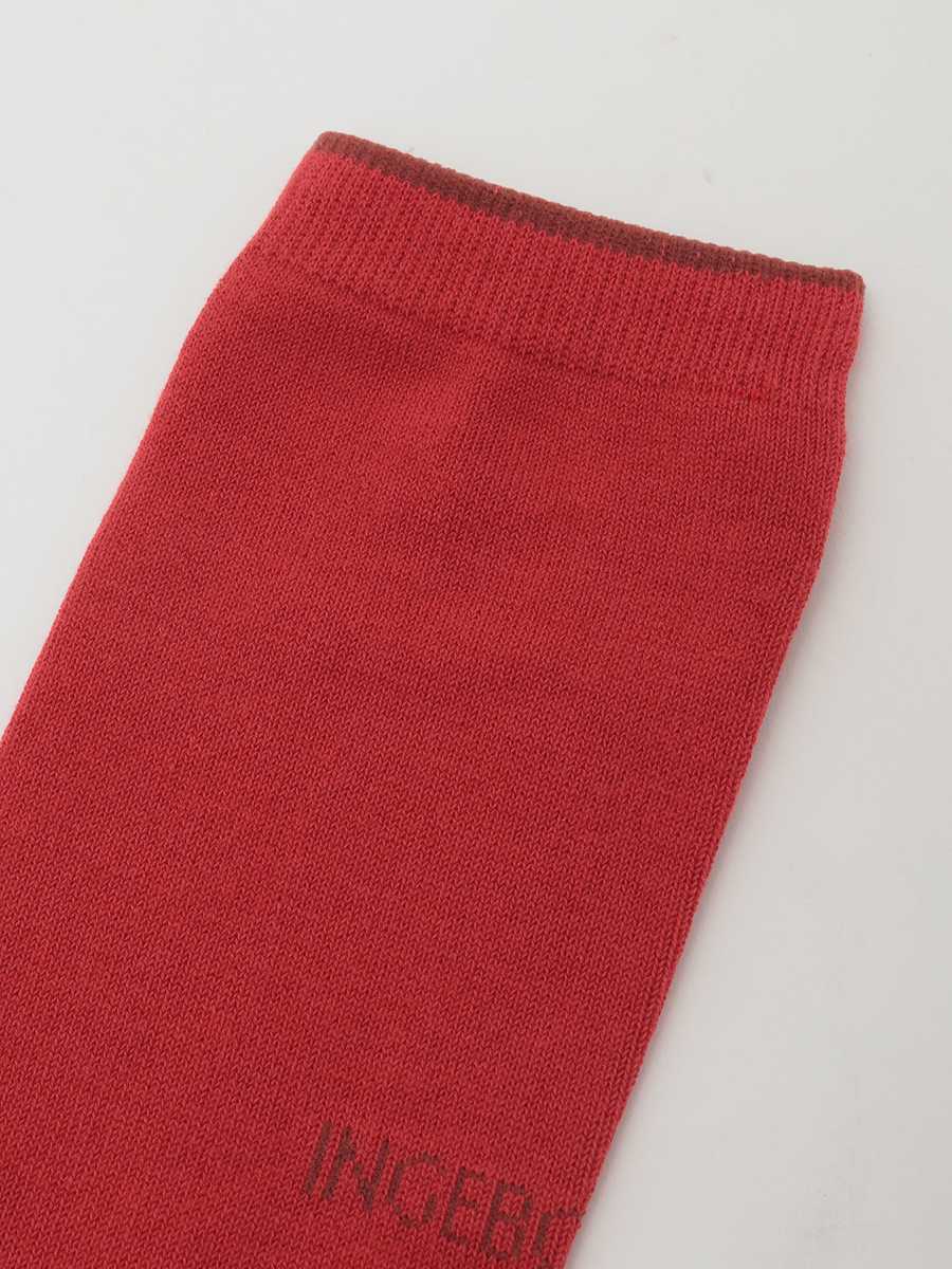 INGEBORGロゴ入りソックス 詳細画像 クロ 3