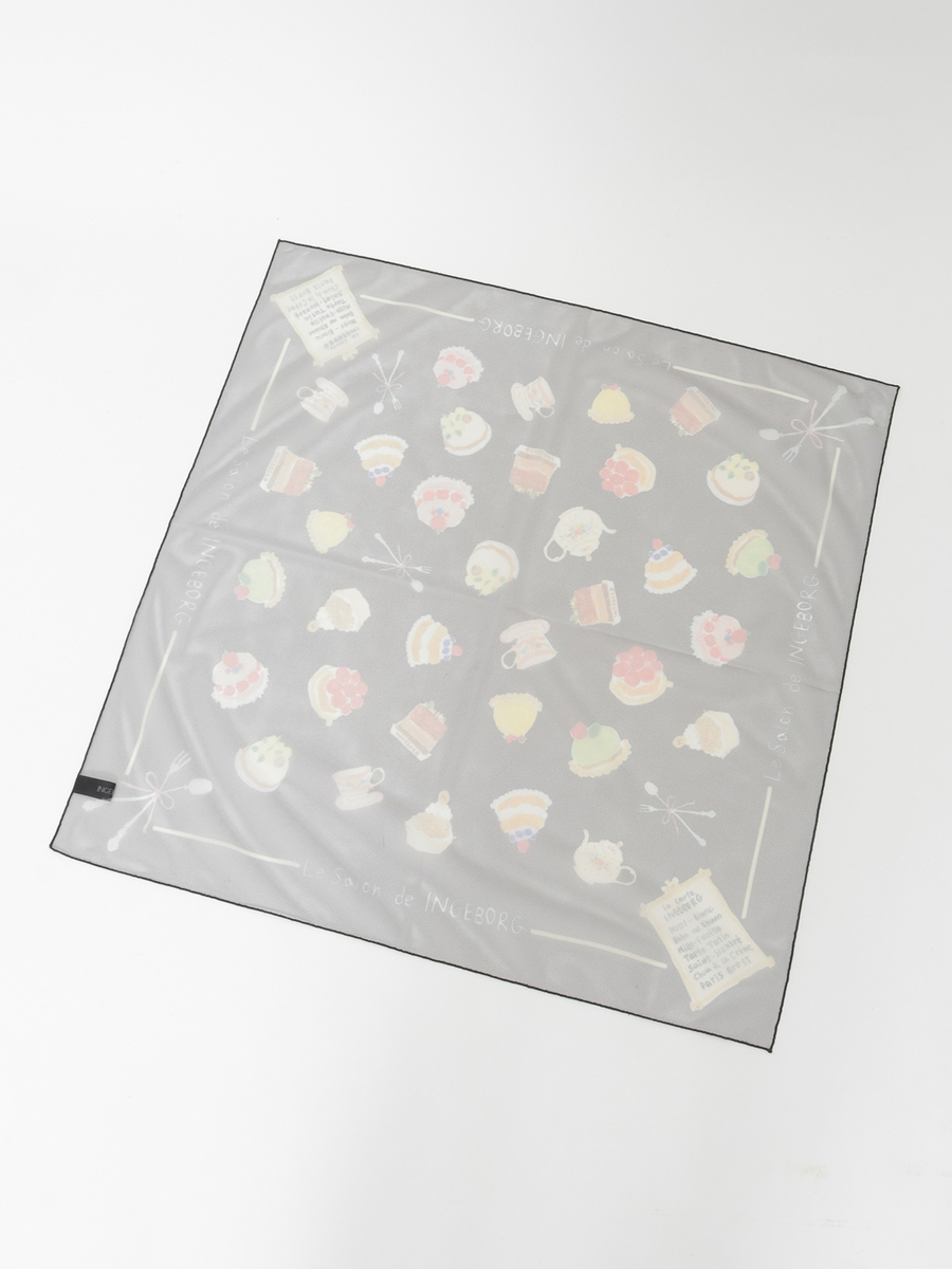 Le Salon de INGEBORG pt.チュールスカーフ 詳細画像 クロ 3