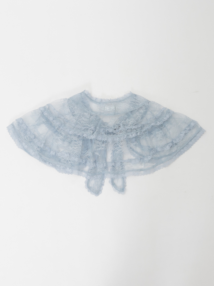 リバーレースショール 詳細画像 クロ 2