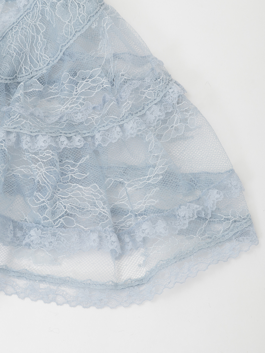 リバーレースショール 詳細画像 クロ 5