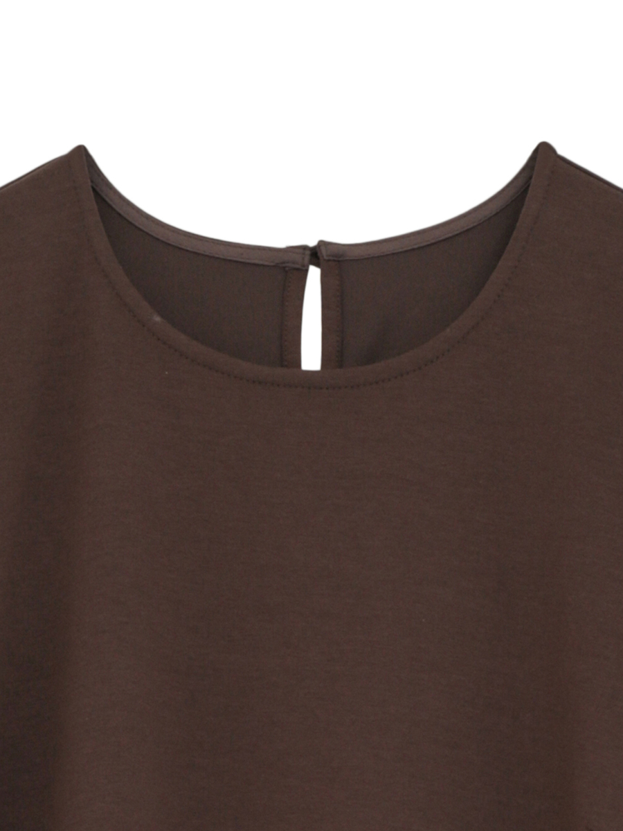 シアースリーブワンピース 詳細画像 ブラウン 3