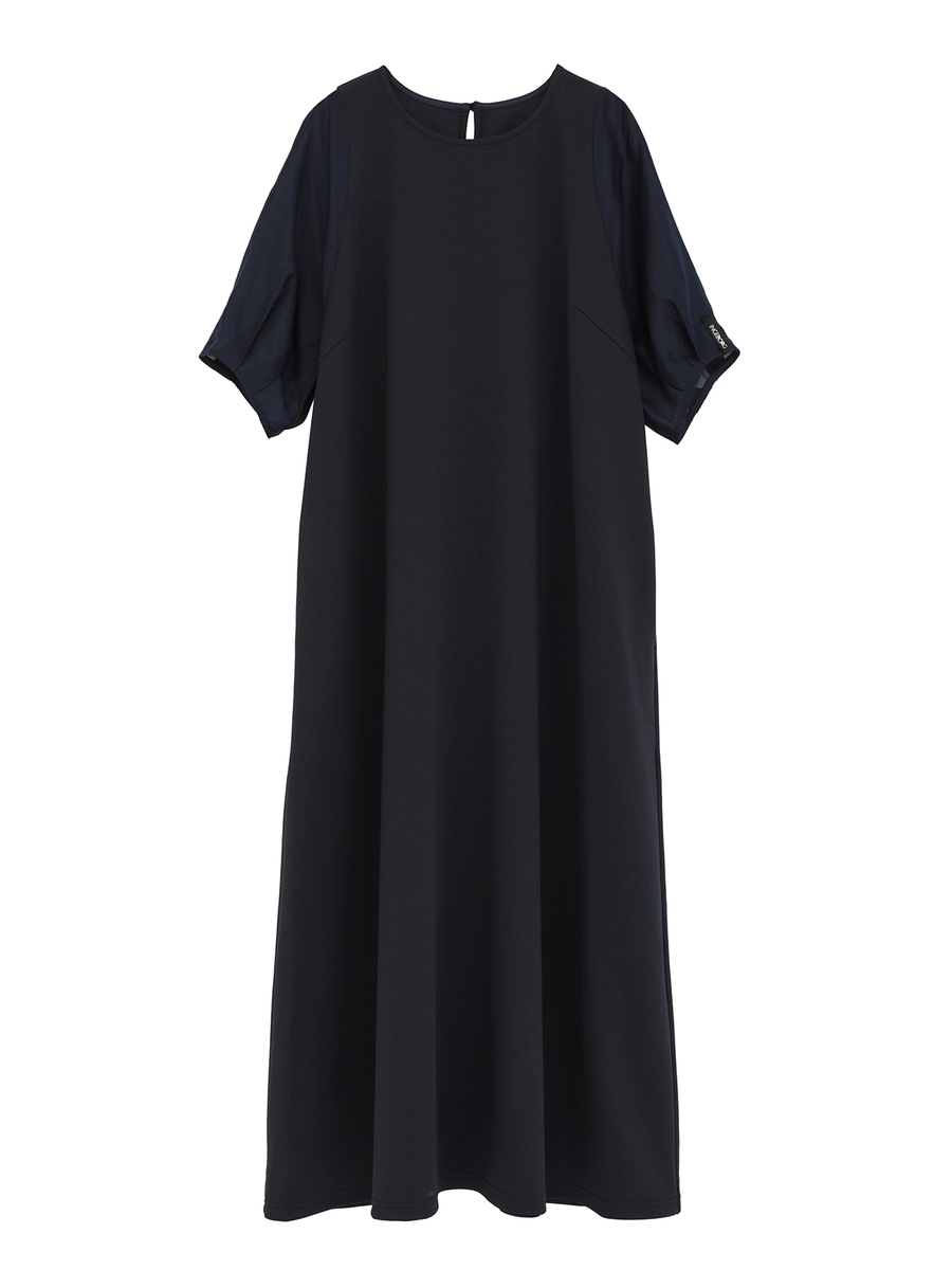 シアースリーブワンピース 詳細画像 ネイビー 1