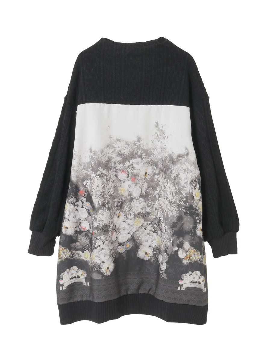 ミスティガーデンpt.使いニットチュニック 詳細画像 クロ 1