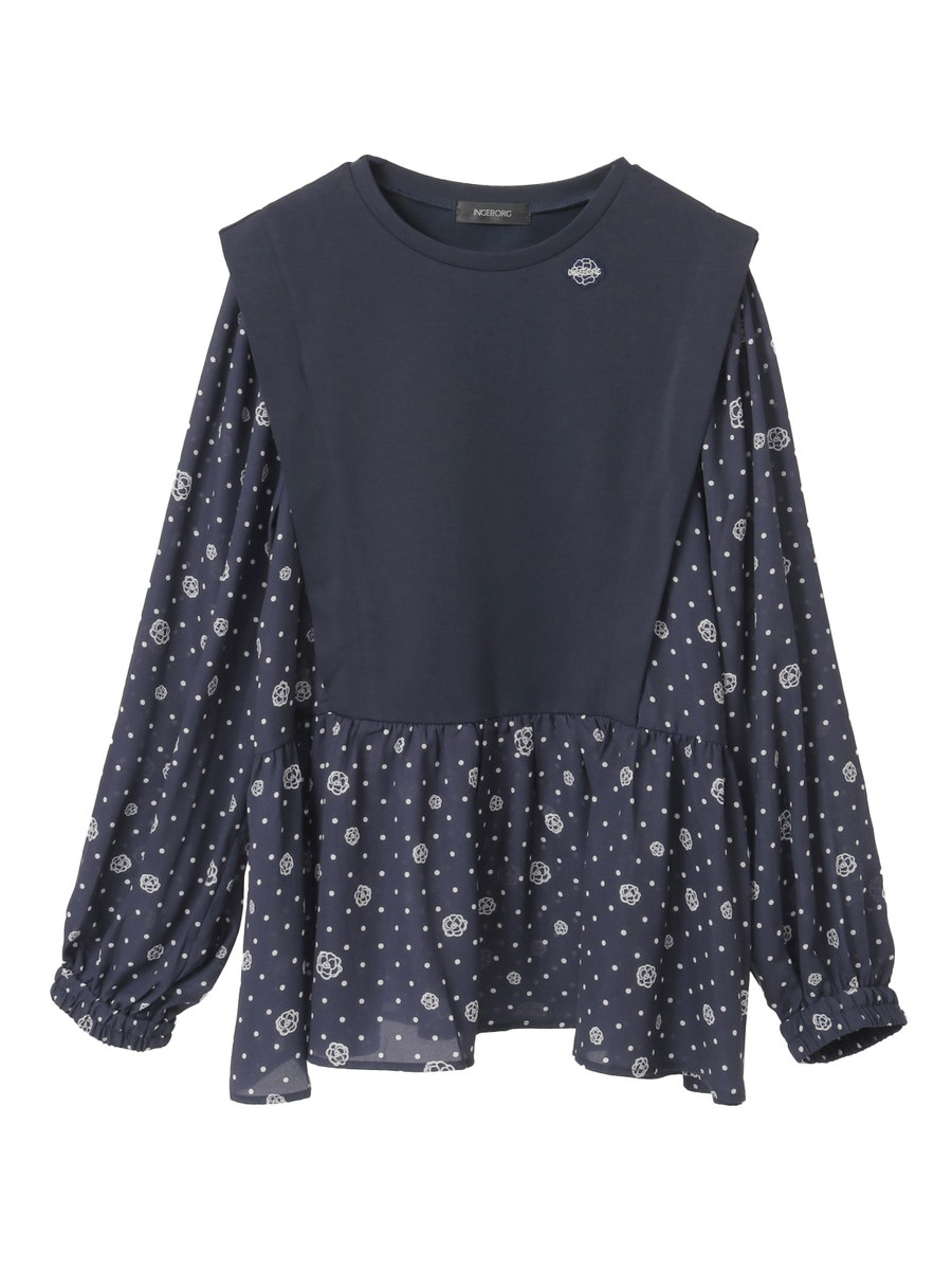 カメリアドットpt.使いカットソー 詳細画像 ネイビー 1