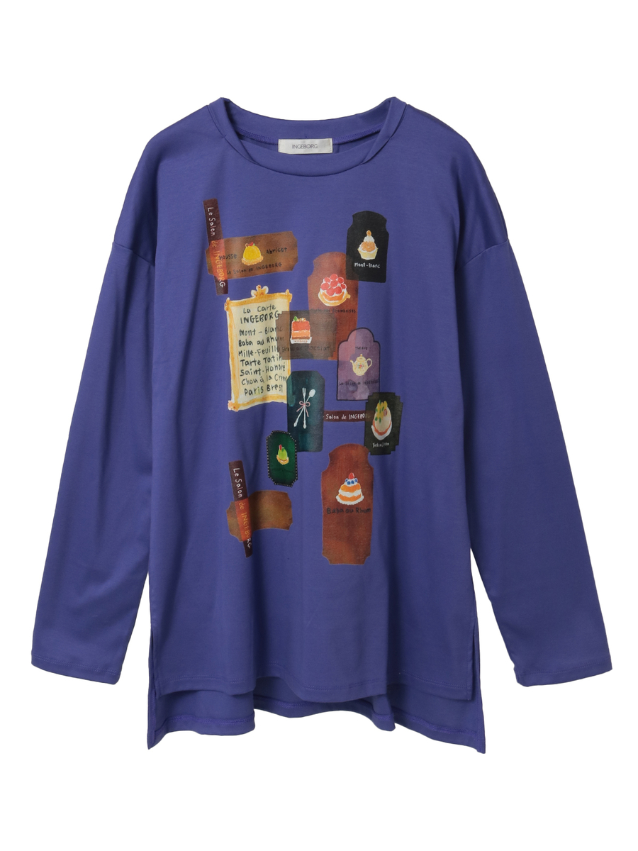 Le Salon de INGEBORG pt.カットソー 詳細画像 パープル 1