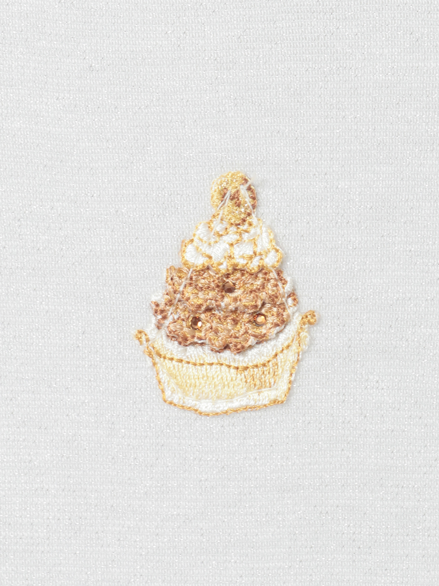 Le Salon de INGEBORG pt.チュールレイヤードカットソー 詳細画像 クロ×シルバー 9