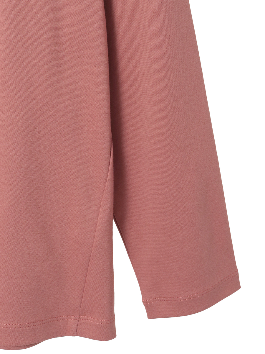 ふわふわカメリア刺繍カットソー 詳細画像 クロ 4