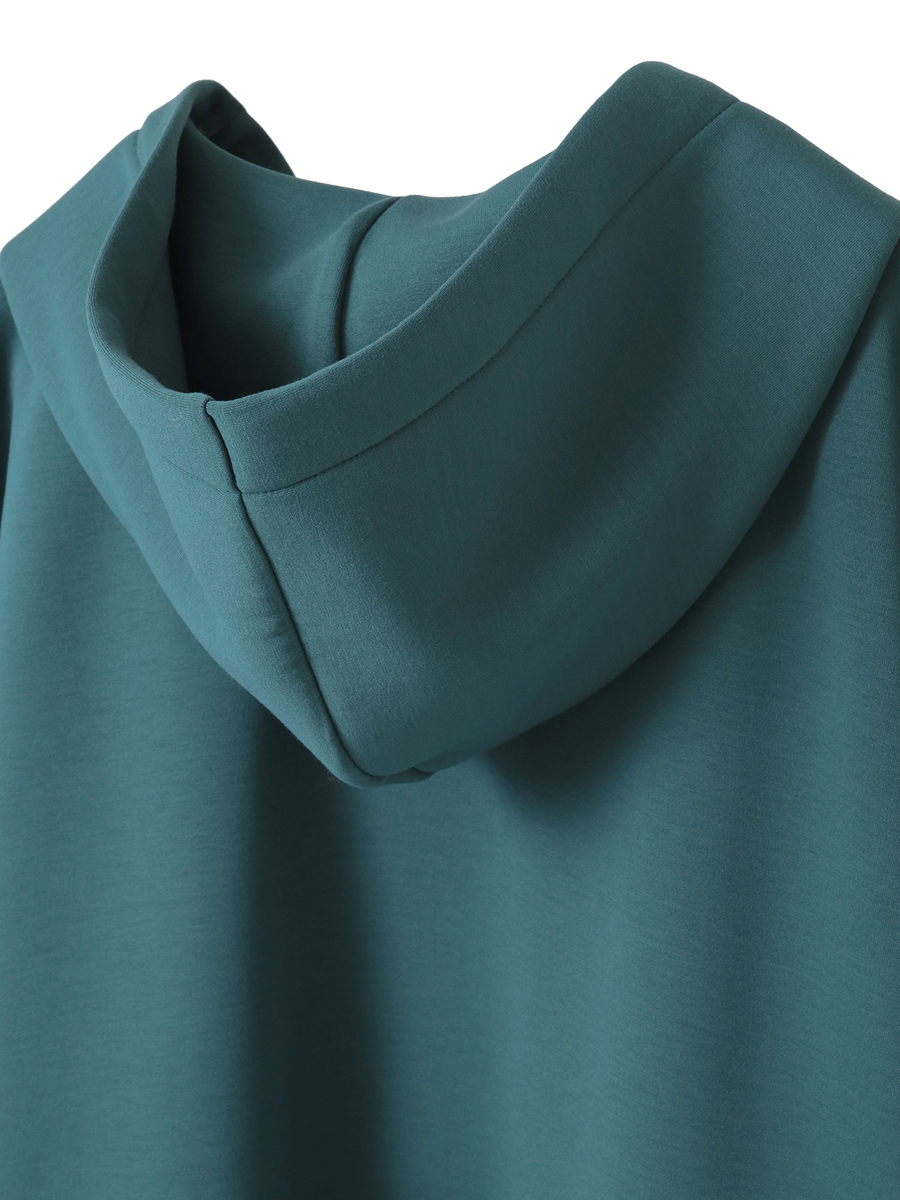 ふわふわカメリア刺繍フーディ 詳細画像 クロ 4