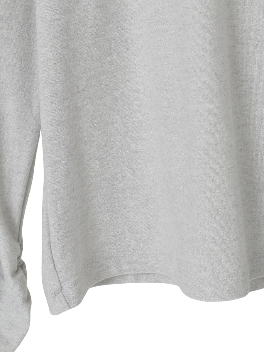 フラワーモチーフ付きタートルネックカットソー 詳細画像 ベージュ 5