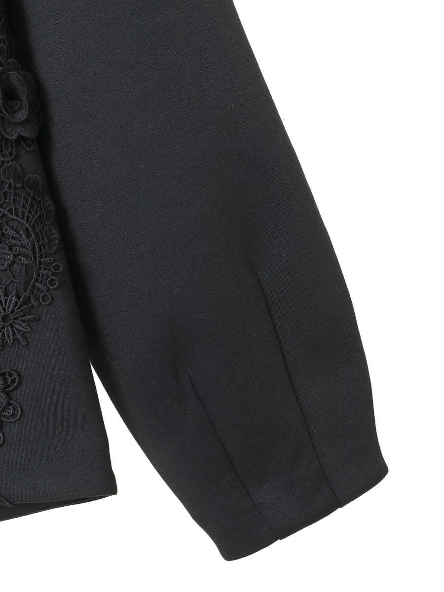 レース使いカットソープルオーバー 詳細画像 クロ 5