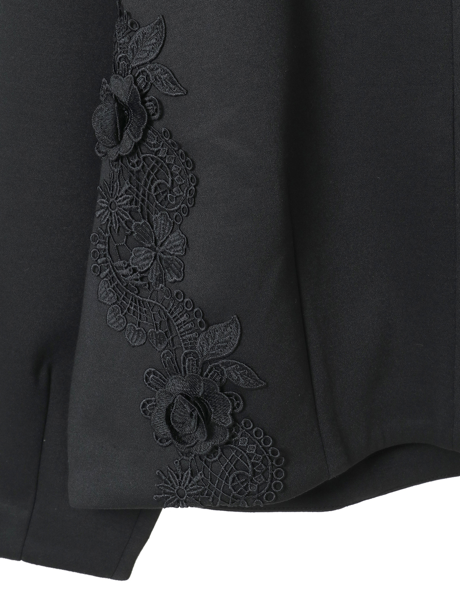 レース使いカットソープルオーバー 詳細画像 クロ 6