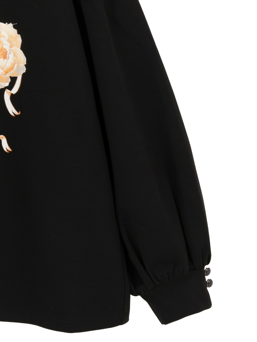 シャクヤクワンポイントpt.カットソー 詳細画像 ワイン 4