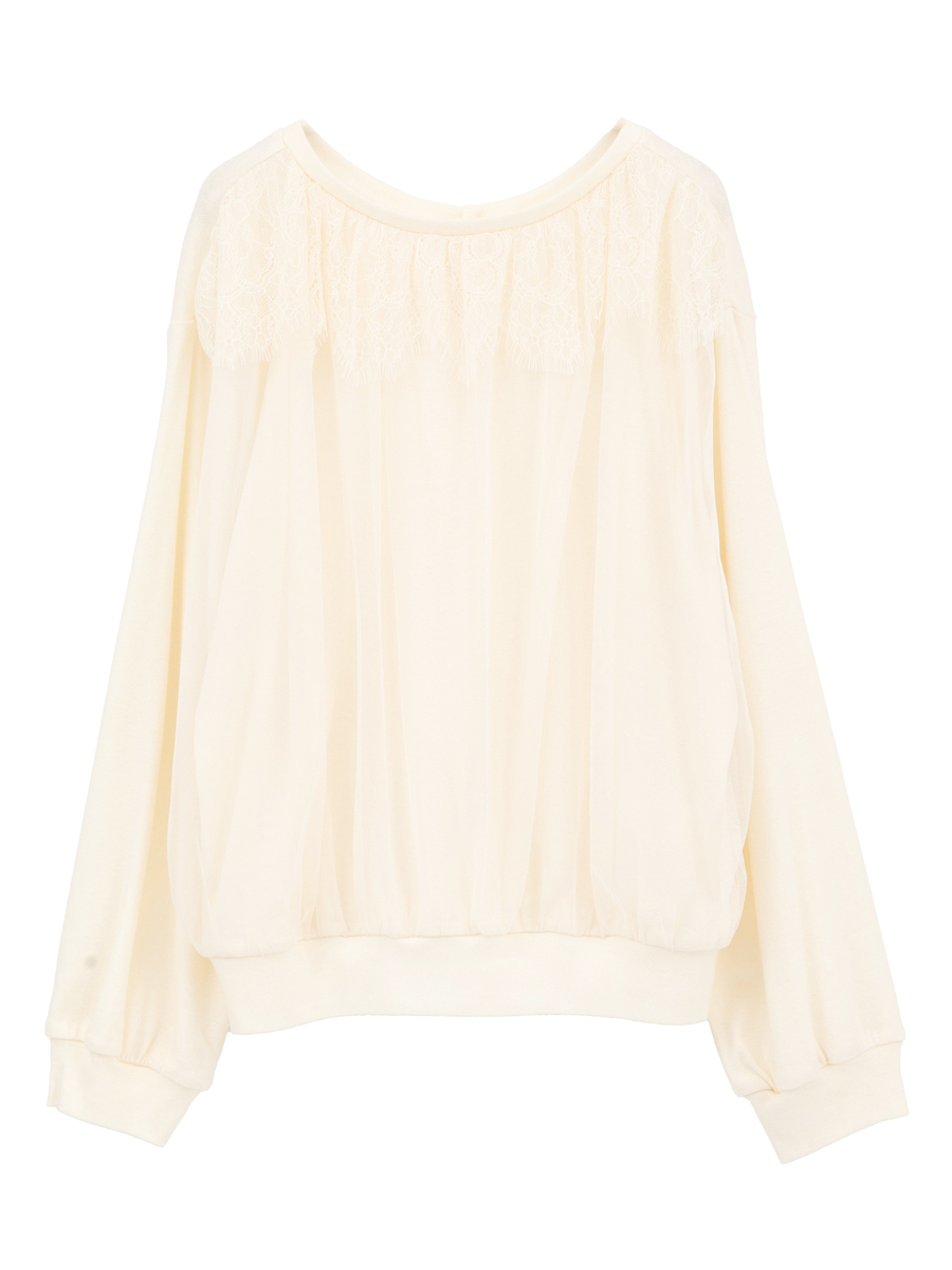 レースコンビ2wayカットソー 詳細画像 ベージュ 1