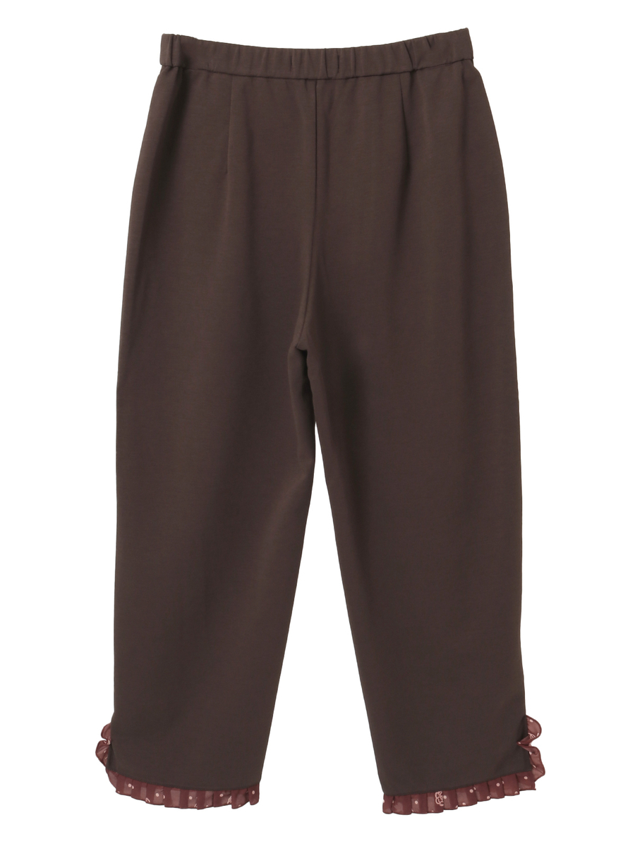 カメリアドットpt.使いカットソーパンツ 詳細画像 クロ 2