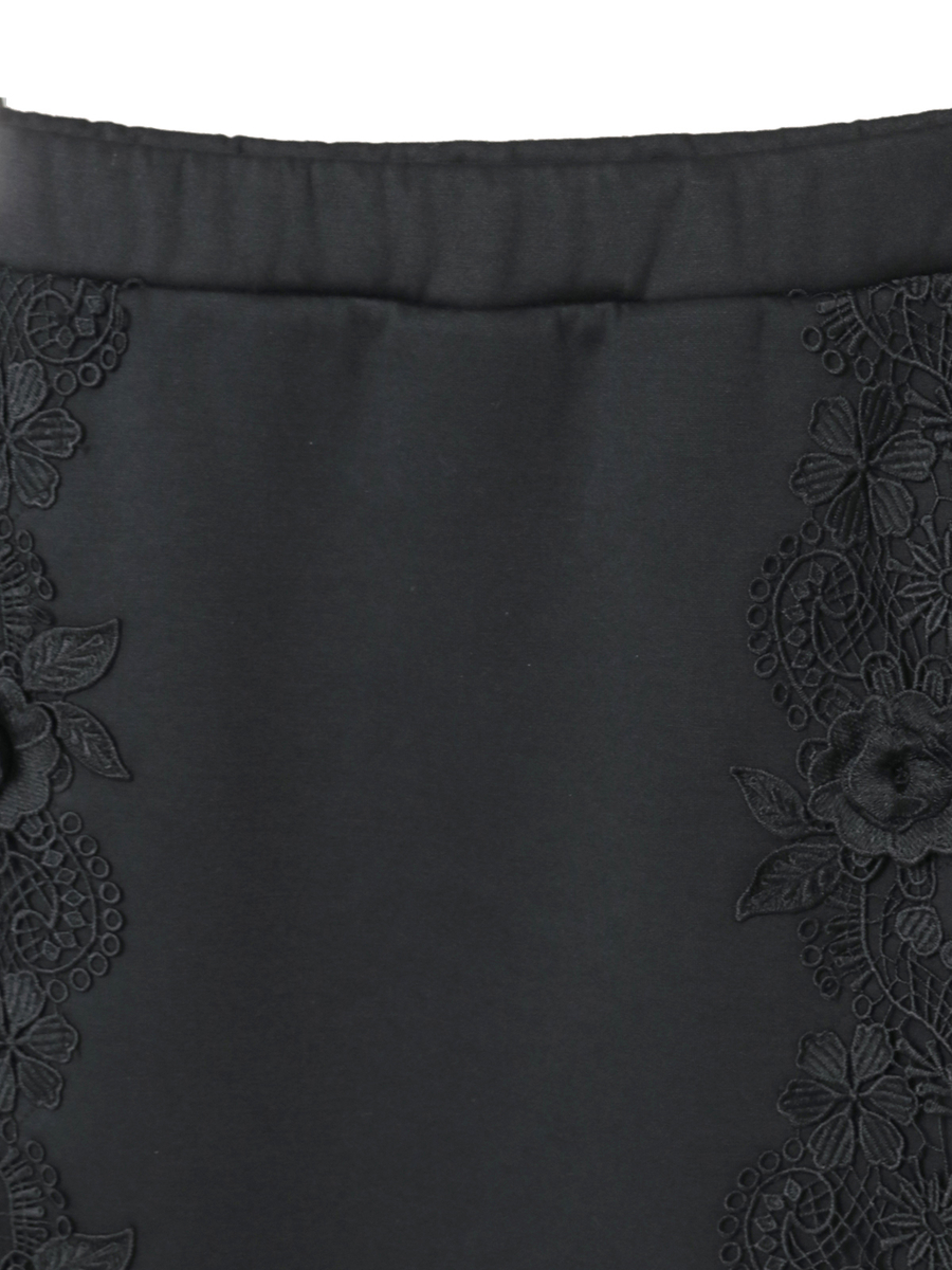 レース使いカットソースカート 詳細画像 クロ 3