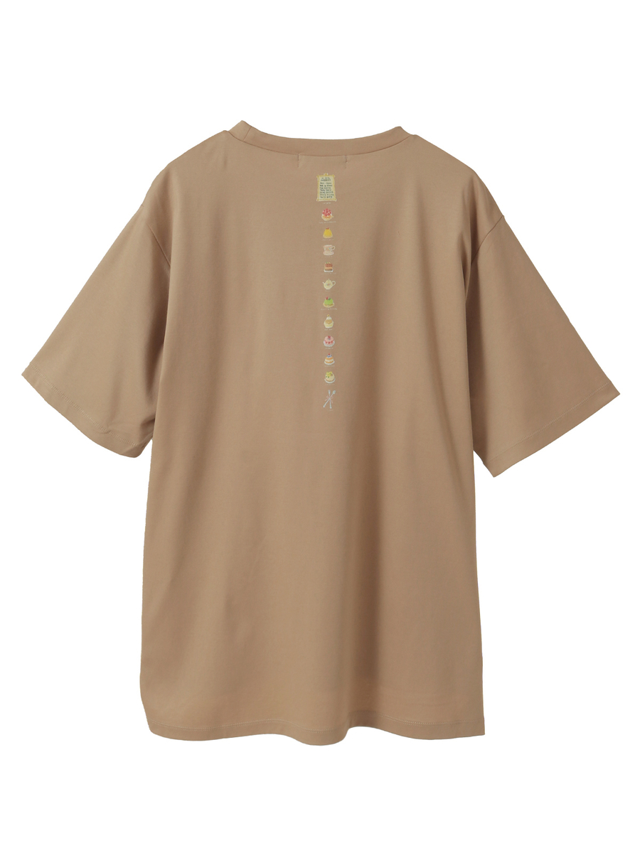 【Salon de INGEBORG】ワンポイントTシャツ 詳細画像 クロ 2