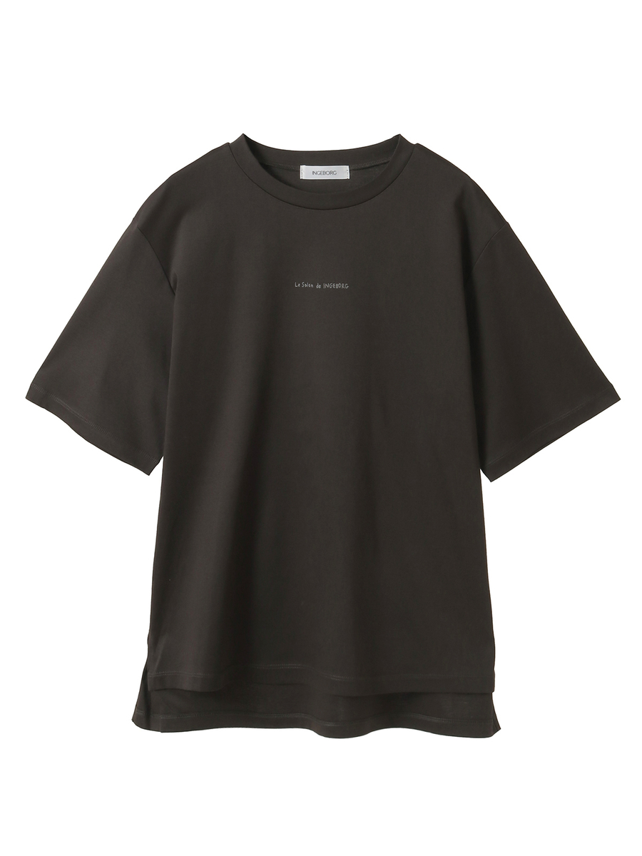 【Salon de INGEBORG】ワンポイントTシャツ 詳細画像 コーヒー 1