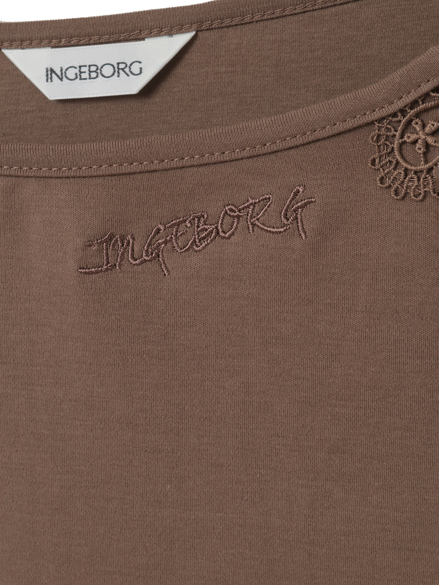 レース使いカットソー 詳細画像 カーキ 6